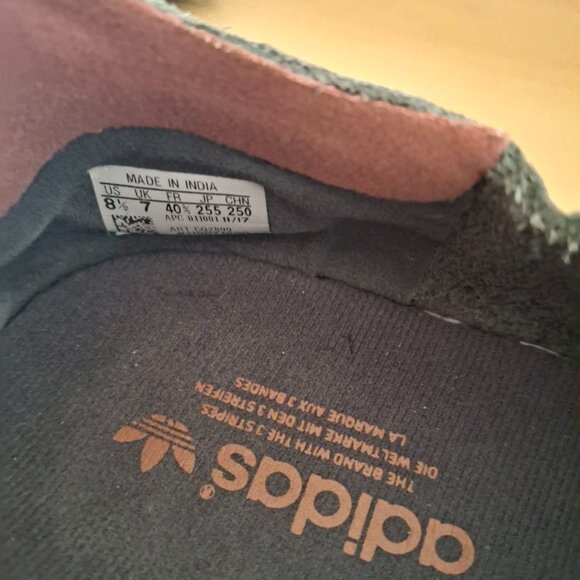 Adidas Stan Smith Nubuck Sneakers Gray Size 8.5 - Picture 4 of 7